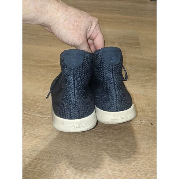 Allbirds Tree Toppers High Tops Men's Size 8 Classic Marine Navy Blue White - Picture 8 of 15